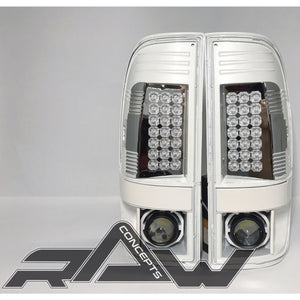 1999-2016 Color Matched F250 LED Tail Lights