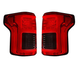 RECON Ford F150 15-17 & RAPTOR 17-18 (Replaces OEM LED Style Tail Lights w Blind Spot Warning System) OLED TAIL LIGHTS