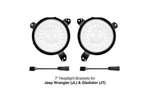 Wrangler JL/JT: XKGlow 7in Headlight Brackets (Set)