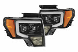 ARex Luxx LED Heads: Ford F150 (09-14) - Gloss Black (Set)