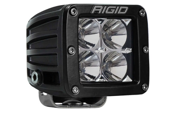 Rigid D-Series LED Pro Light: (Flood Diffused / Surface / White Housing / Each)