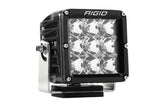 Rigid D-XL Pro LED Light: (Driving / Surface / Black Housing / Pair)