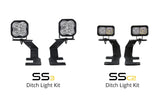 SS3 LED Ditch Light Kit for 2014-2019 Silverado/Sierra  Sport Yellow Driving