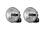 KC Hilites Gravity G4 LED Light: (4in / White 10w Fog / For 10-18 Wrangler JK  / Each)