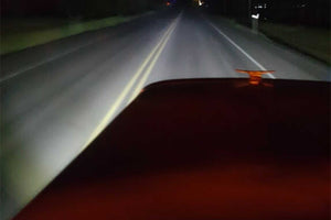 Vision X LED Heads: (Each / 4x6in Rectangle / Black / Amber Halo)