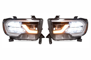 Toyota Sequoia (18+): OEM LED Heads (Black; Set)