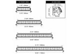 Vision X Shocker LED Light Bar: 11.97in (Amber Photon Light Pipe / With Harness)