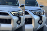 ARex Pro Halogen Heads:: Toyota 4Runner (14-20) - Matte Black / Chrome (Set)