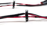 Harness: H-Series housing pass-through cables w/ grommet (9006)(2x)