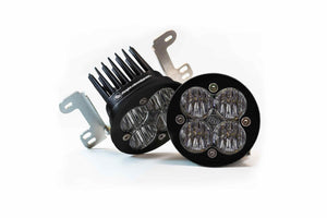 BD LED Fog Kit: Jeep JK (07-18) (Amber / Squadron SAE-R)