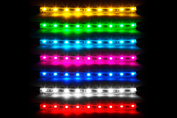 XKGlow Underglow Light Kit: Amber / 8x 24in, 4x 8in Tubes