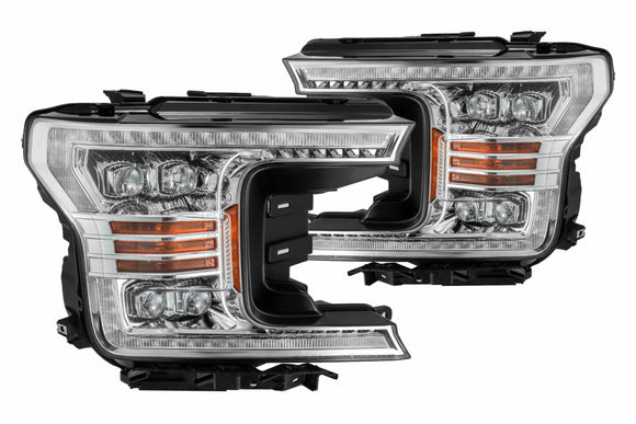 ARex Nova LED Heads: Ford F150 (18-19) - Chrome (Set)