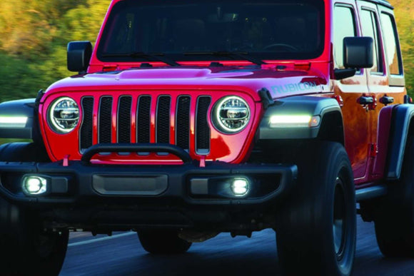 Rigid Fog Light Kit: Wrangler JL / JT (w/ White 360-Series Pods)
