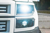 XB LED Heads: Chevrolet Silverado 1500 (14-15) Trim (Pair / Chrome)