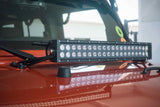 C30 LED Hood Mount System: Jeep JK (07-18) (Brackets + C30 Light Bar)