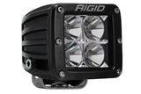 Rigid D-Series LED Pro Light: (Driving Diffused / Flush / Black Housing / Pair)