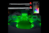 XKChrome RGB LED Boat Accent Light Kit: 4x 36in, 4x 9in Strips w/ Dash Mount Controller