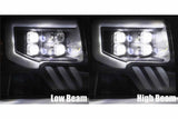 ARex Nova LED Heads: Ford F150 (09-14) - Matte Black / Chrome (Set)