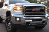 Rigid Fog Mount Kit: 15-17 Sierra HD (fits D/Radiance Pods)