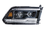 XB LED Heads: Dodge Ram (09-18) (Pair / Amber DRL)