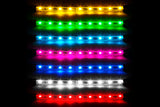 XKGlow Underglow Light Kit: Light Blue / 8x 24in, 4x 8in Tubes