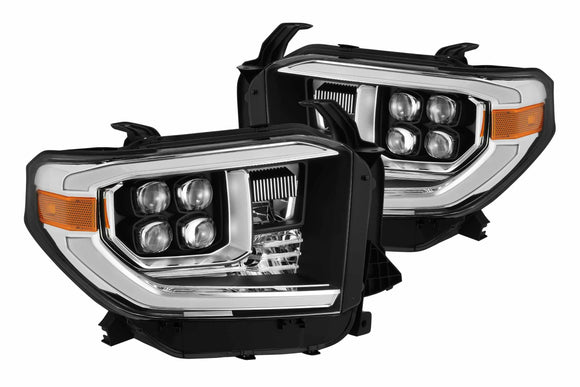 ARex Nova LED Heads:  Toyota Tundra (14-20)  - AlphaBlack Black (Set)