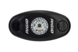 Rigid A-Series LED Rock Light: (High Power / Black Housing / Natural White / Each)