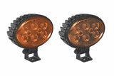 JW Speaker: 735T-12/32V Amber Worklamp - Trapezoid Beam