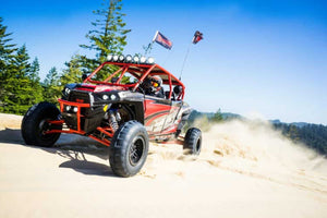 Vision X LED Heads: Polaris RZR (08-13) (2x XIL-OPRH110 + 2x XIL-OPRH120  / Brackets / Wiring)