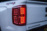 XB LED Tails: Chevrolet Silverado (14-18) (Pair / Red)