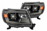 ARex Luxx LED Heads: Toyota Tacoma (05-11) - Black (Projector Ver / Set)