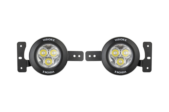 Vision X LED Fog Light System: Wrangler JL (18+) (2x CG2-CPM310 Pods)