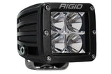 Rigid HD D-Series PRO LED Light: (Spot / Black Housing / Pair)