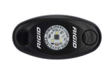 Rigid A-Series LED Rock Light Kit: (Low Power / Black Housing / Cool White / Pair)