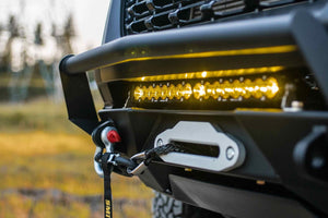 30in OnX6 LED Light Bar: (Amber+White / Dual Control Pattern / Arc Series)