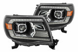 ARex Pro Halogen Heads:: Toyota Tacoma (05-11) - Gloss Black (Set)