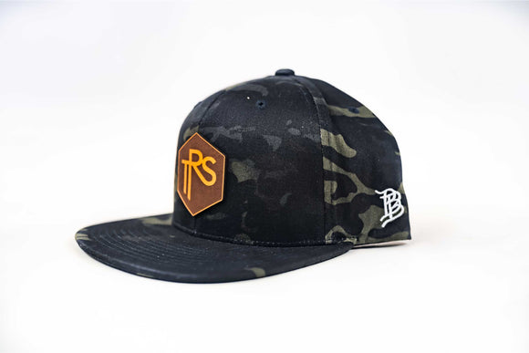 Hat: Black MultiCam w/ Leather TRS Patch