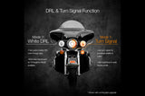 XKChrome RGB LED 7in Harley Headlight Kit w/ Controller