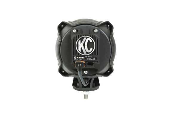KC Hilites 7in Carbon Pod HID: (70w Spread / Pair)