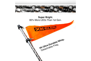 XKChrome RGB LED Whip Light: 32in