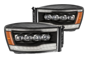ARex Nova LED Heads: Dodge Ram (06-08) - Gloss Black (Set)