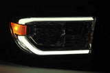 ARex Nova LED Heads:  Toyota Tundra (07-13)  - Matte Black / Chrome (Set)