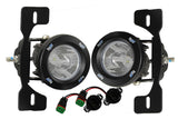 Vision X LED Fog Light System: Wrangler JK (13-17) (2x Optimus 20 Halo Pods / Amber)