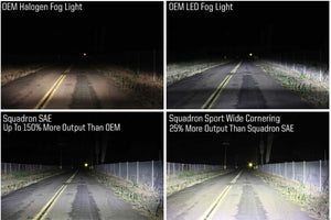 XL R Sport LED Light Pods: (Each / Clear / Wide Cornering Beam)