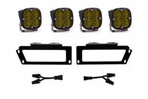 BD LED Fog Kit: Dodge Ram (Horizontal Fogs) (White / Squadron SAE)