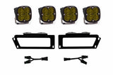 BD LED Fog Kit: Dodge Ram (Horizontal Fogs) (White / Squadron SAE)