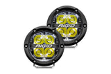 Rigid 360-Series LED Light: (4in / Driving / White Backlight / Pair)