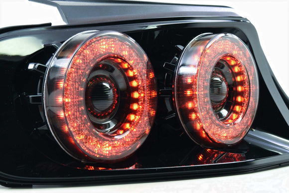 XB LED Tails: Ford Mustang (13-14) (Pair / Red)