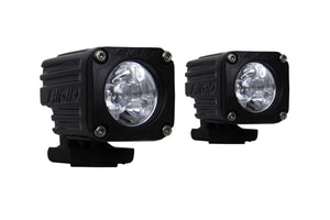 Rigid Ignite Back Up Kit: (Diffused / Flush / Black Housing / Pair)