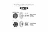 JW Speaker: 8415-EV 12/24V Polycarb High/Low Univ Mount
